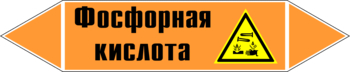 Маркировка трубопровода "фосфорная кислота" (k08, пленка, 716х148 мм)" - Маркировка трубопроводов - Маркировки трубопроводов "КИСЛОТА" - Магазин охраны труда ИЗО Стиль